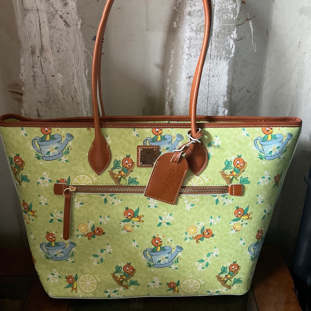 Disney dinner and bourke orange bird tote